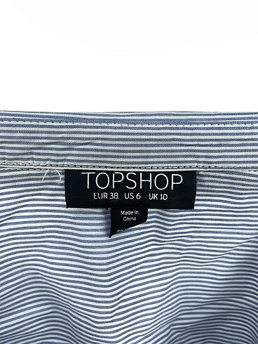 38 Beden mavi Renk Topshop Gömlek %70 İndirimli.