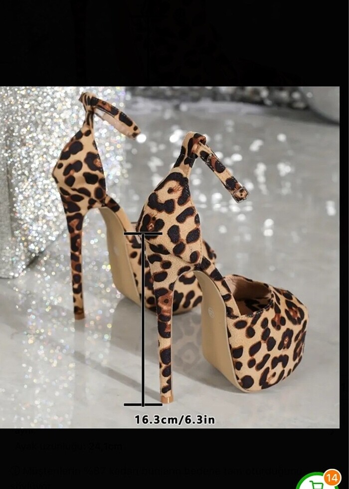 Platform topuklu ayakkabı - Görsel 2