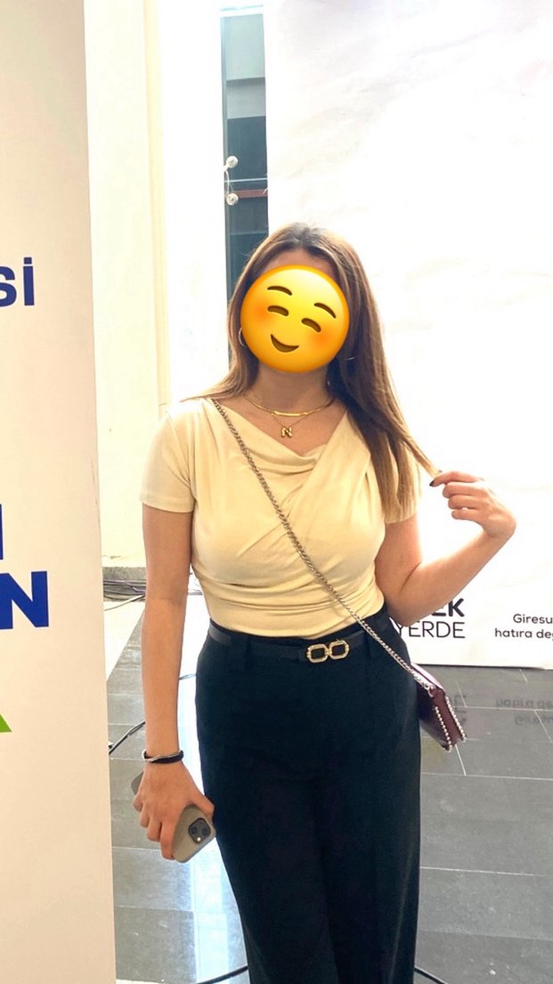 Kısa Kollu Drapeli Bej Bluz - Görsel 2