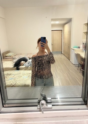 Leopar bluz - Görsel 2