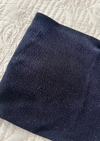 simli straplez crop - Görsel 2