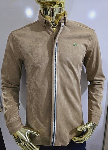 Süet gömlek Lacoste ???? ithal kumaş 