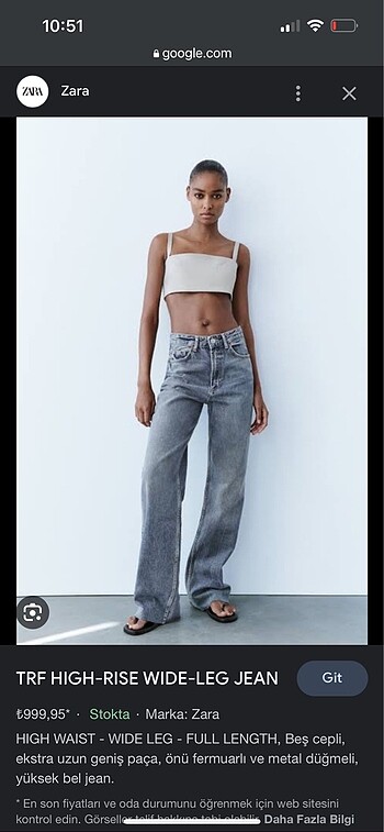 Zara wide leg