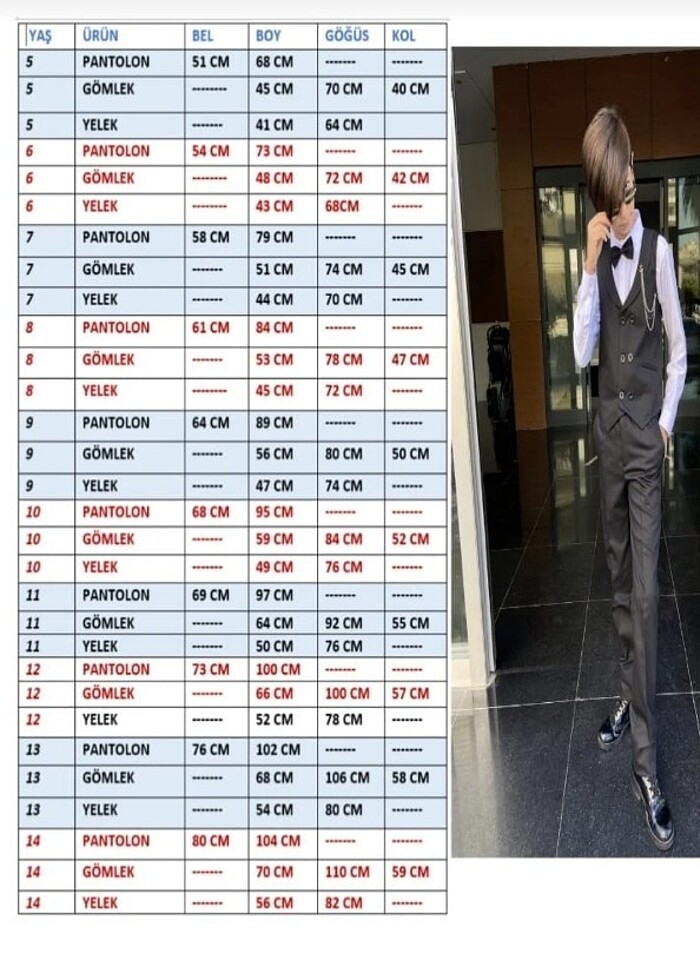 Yelekli takım set - Görsel 3