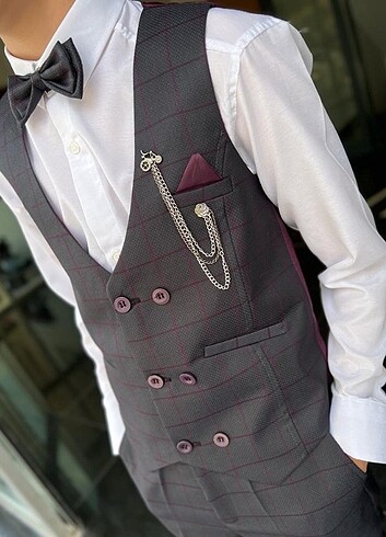 Yelekli takım set 11 yaş - Görsel 2