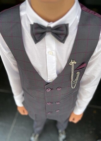 Yelekli takım set 11 yaş - Görsel 3