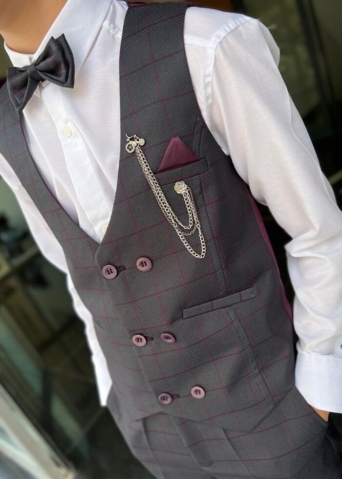 Yelekli takım set 11 yaş - Görsel 2