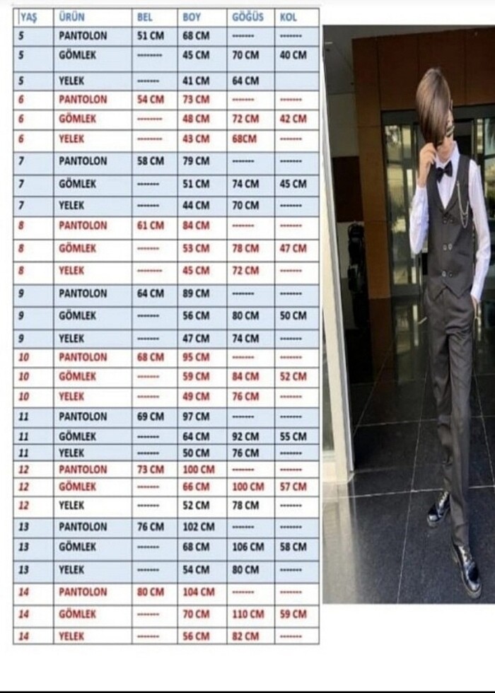 Bej rengi Yelekli takım set - Görsel 3