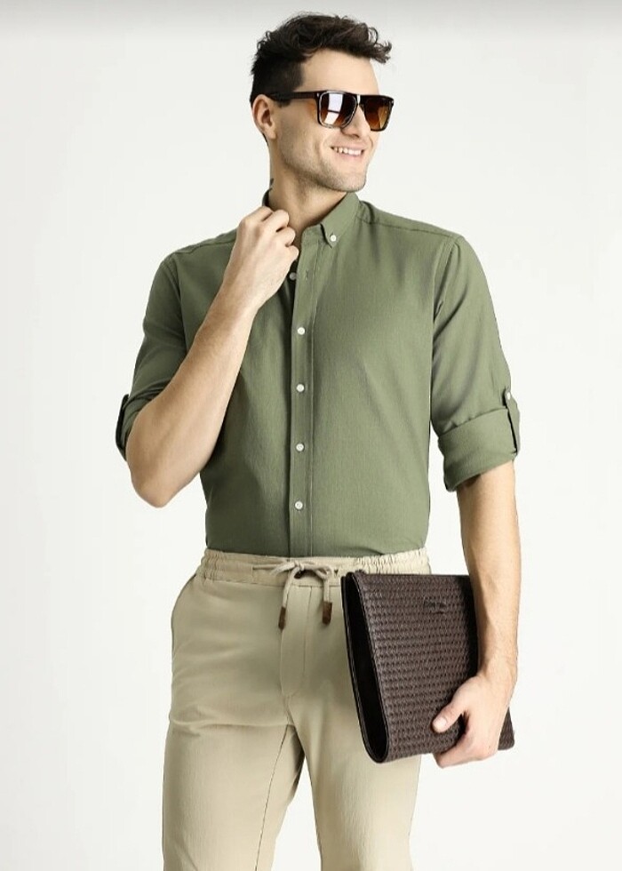 Kiğılı marka Erkek gömlek M ve L beden mewcuttur - Görsel 3