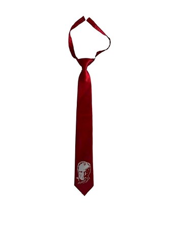 Koyu Kırmızı KIZ & ERKEK Çocuk Kravat 36 cm - Görsel 3