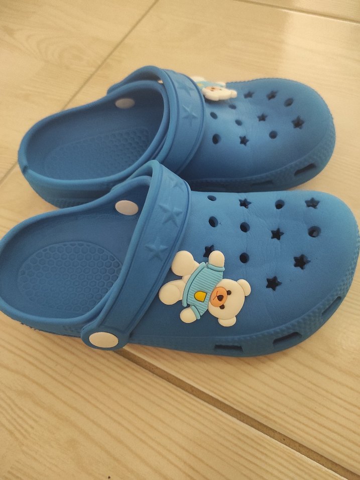 Mavi Erkek Çocuk Tokalı Terlik - Görsel 3