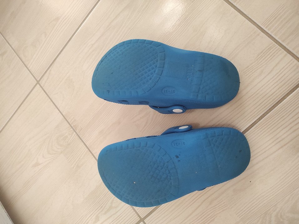 Mavi Erkek Çocuk Tokalı Terlik - Görsel 4