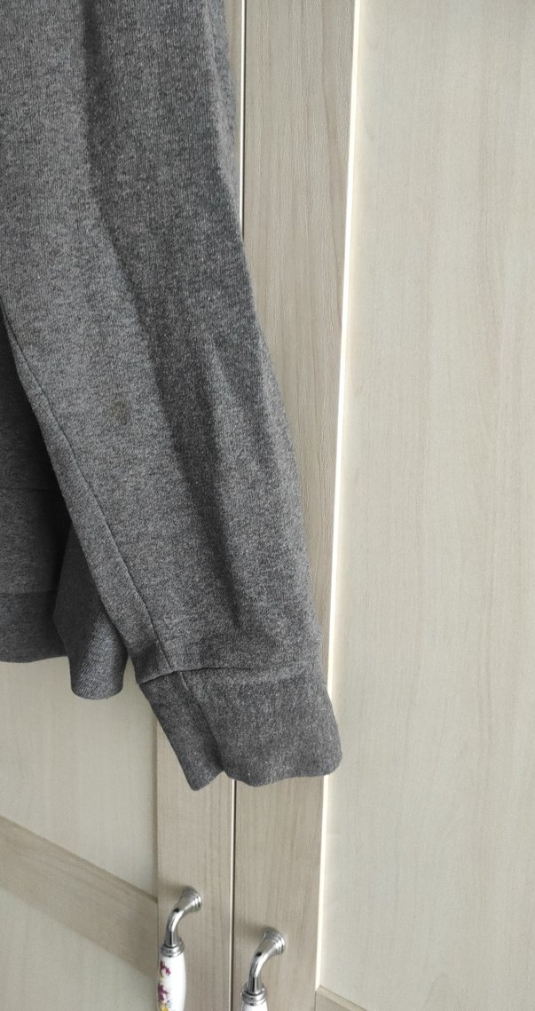 Gri Kadın Michigan Baskılı Sweatshirt - Görsel 5