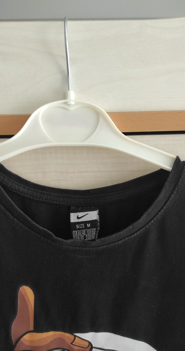 Siyah Baskılı Oversize Erkek Tişört - Görsel 3