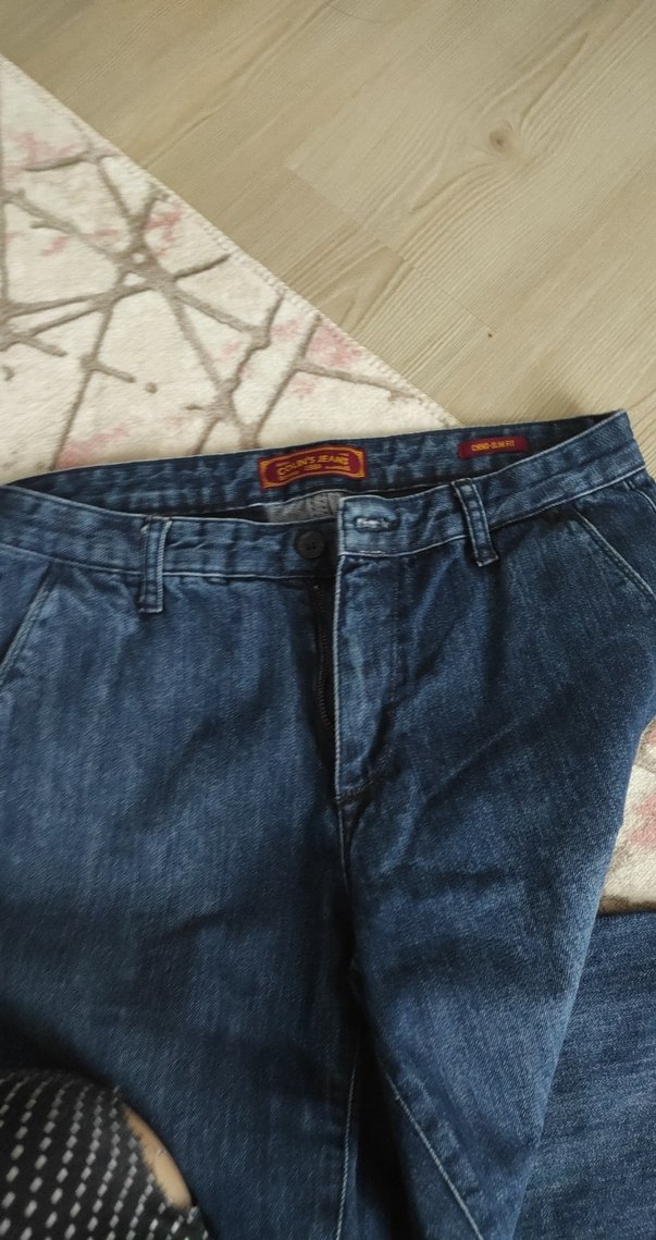 Kadın Mavi Rahat Kesim Denim Jean - Görsel 3