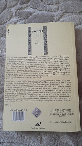 Üniversiteler İçin Türk Dili Yazılı Ve Sözlü Anlatım