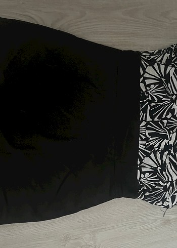 xl Beden Zebra Desenli Mini Gece Elbisesi