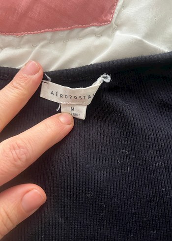 V Yaka Siyah Kısa Kollu Hamile Üstü - Görsel 2