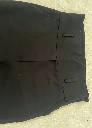 36 Beden siyah Renk Siyah Midi Kadın Kumaş Pantolon