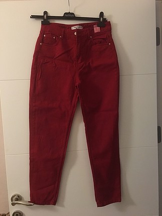 ZARA KIRMIZI PANTOLON