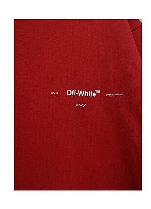 m Beden kırmızı Renk Off white sweatshirt 