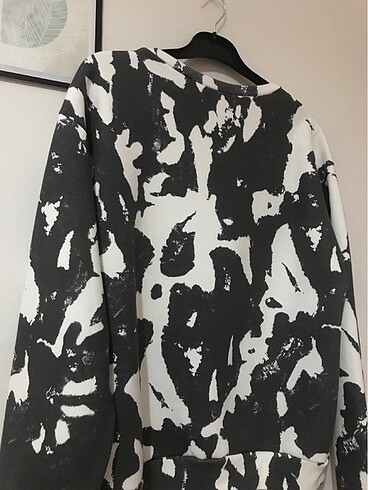 m Beden çeşitli Renk Koton desenli Sweatshirt