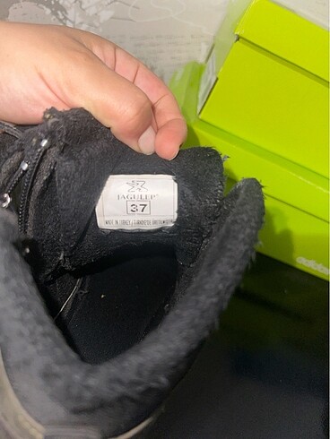 37 Beden haki Renk Erkek çocuk bot 37 numara outdoor