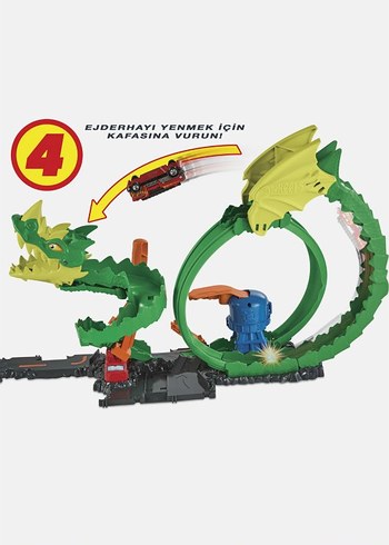 hot wheels ejderhayla mücadele pisti - Görsel 6