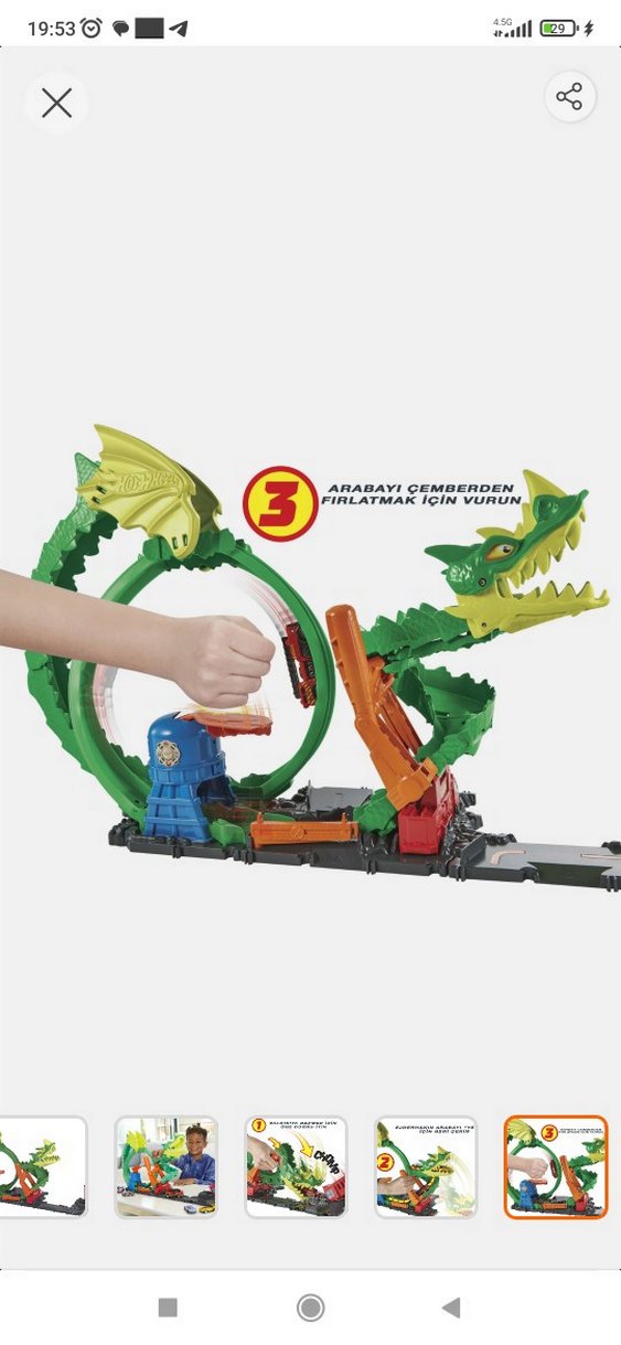 hot wheels ejderhayla mücadele pisti - Görsel 5