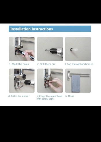 Gri Modern Çift Kollu Havluluk - Görsel 5