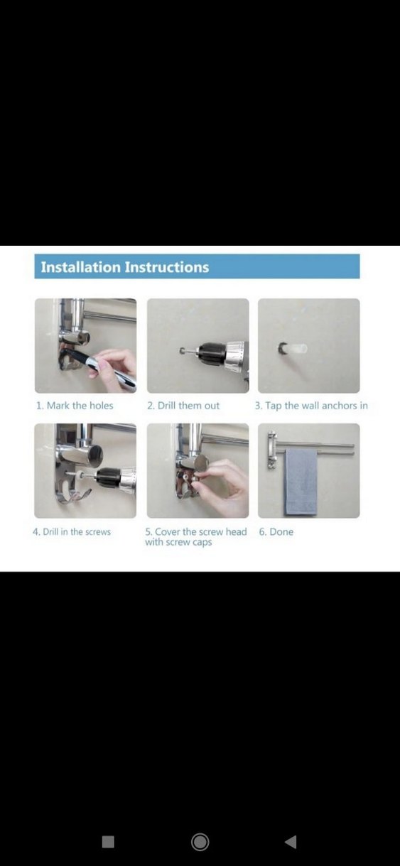 Gri Modern Çift Kollu Havluluk - Görsel 5