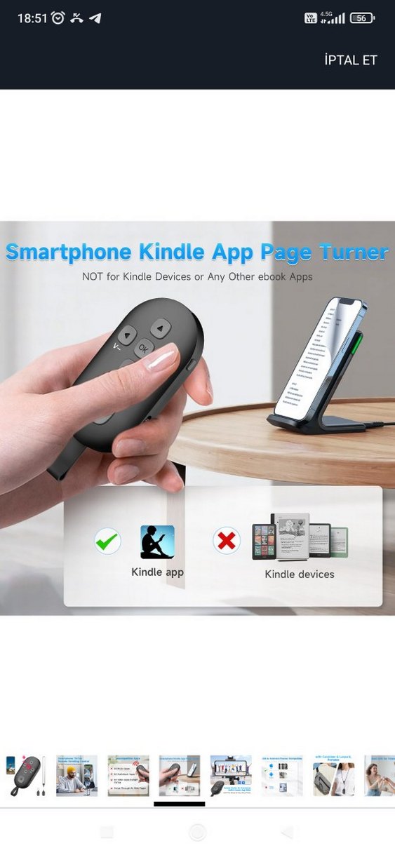 Siyah Kablosuz Uzaktan Kumanda - Görsel 4