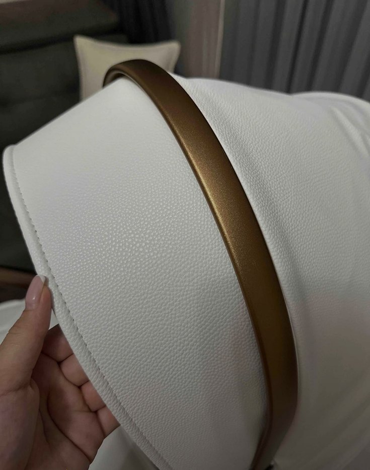 Beyaz Bebek Arabası huggy - Görsel 5