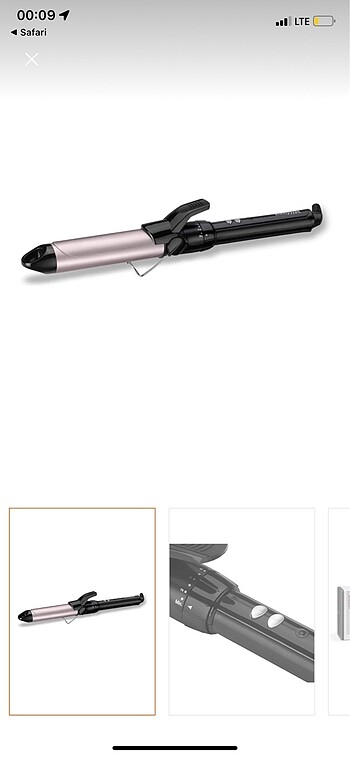 Babyliss kalın maşa