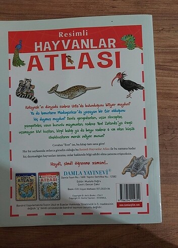 Resimli Hayvanlar Atlasi Sıfır Çocuklar İçin