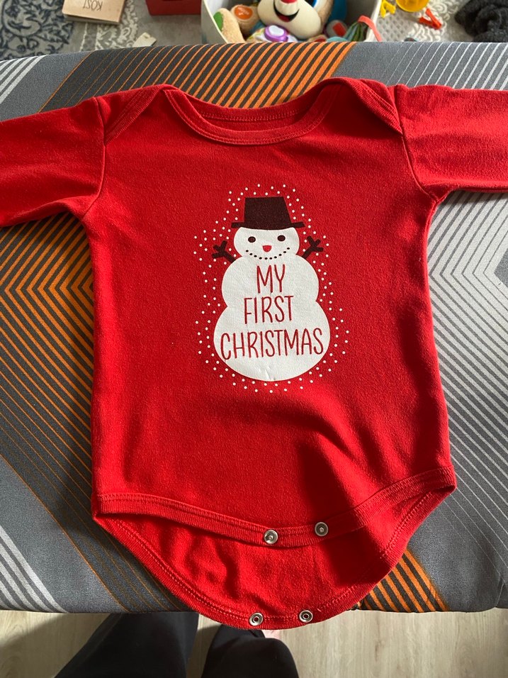 Kız Bebek Uzun Kollu Noel Temalı Body - Görsel 2