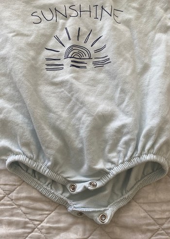 Gri Uzun Kollu kız Bebek Body - Görsel 4