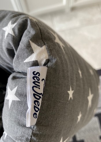 Gri Desenli Emzirme ve Hamile Yastığı - Görsel 6