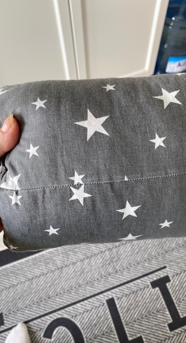 Gri Desenli Emzirme ve Hamile Yastığı - Görsel 3