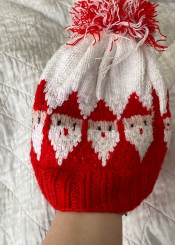 Kırmızı Örgü Kız  Bere - Görsel 2