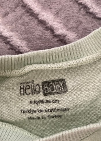 Uzun Kollu Yeşil Bebek Body - Görsel 2