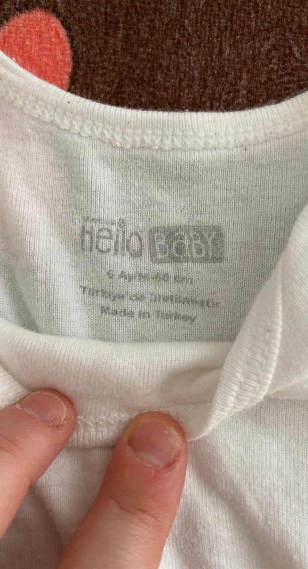 Beyaz Kız Bebek Kısa Kollu Çıtçıtlı Body - Görsel 2