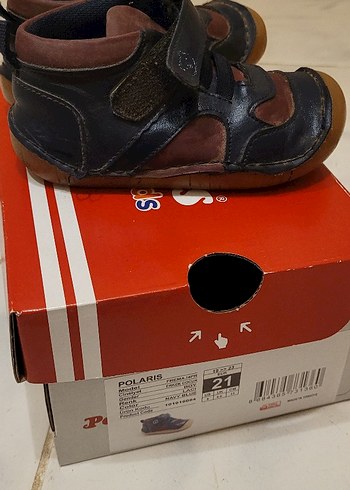 Polaris Kahverengi Erkek Bebek İlk Adım Ayakkabısı - Görsel 2