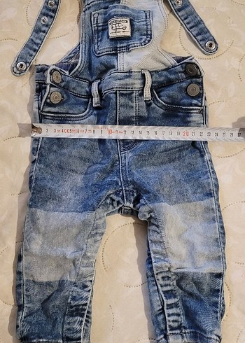 Mavi Batik Desenli Jean Tulum - Görsel 2