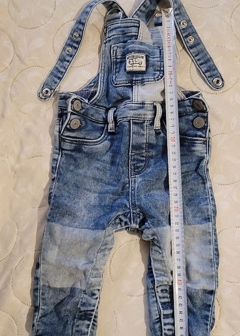 Mavi Batik Desenli Jean Tulum - Görsel 4