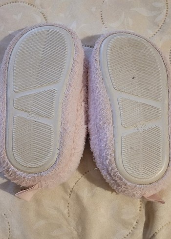 Kız Çocuk Pembe Nakışlı Sıcak Terlik - Görsel 2