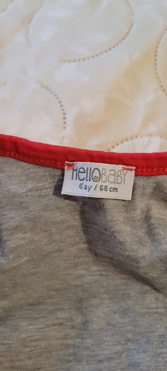 Düğmeli Bebek Kırmızı Ceket - Görsel 4