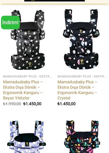 Mamadus Çift Yönlü Ergonomik Kanguru - Görsel 7