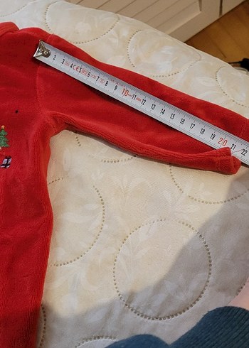 Nakışlı Kırmızı  Bebek Tulum - Görsel 6