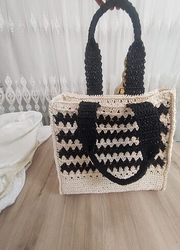 Zara Kağıt ip çanta